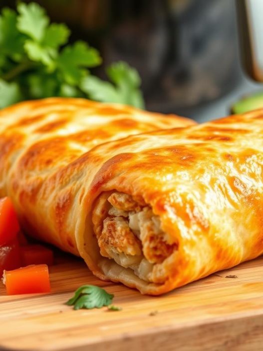 Air Fryer Frozen Burrito