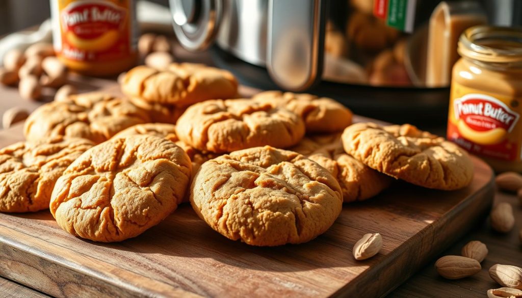 Air Fryer Peanut Butter Cookies