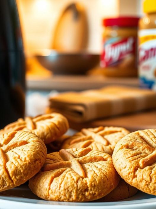 Air Fryer Peanut Butter Cookies