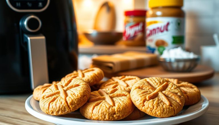 Air Fryer Peanut Butter Cookies