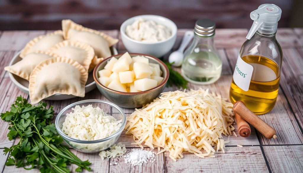 Air Fryer Pierogies Ingredients