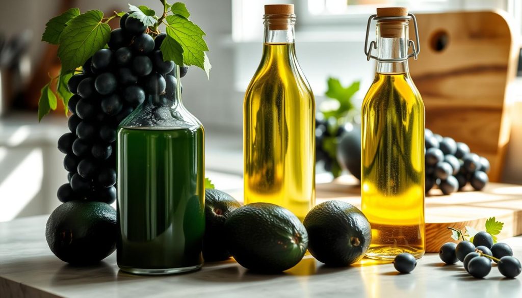 Avocado Oil and Grapeseed Oil