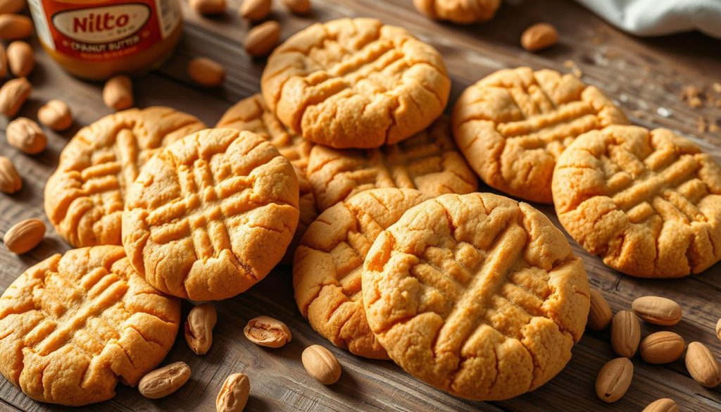 Baked Air Fryer Peanut Butter Cookies