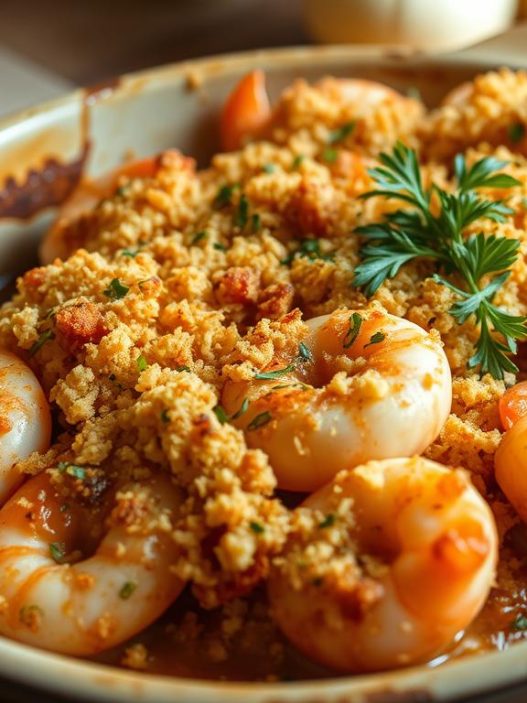 Baked Stuffed Shrimp Casserole