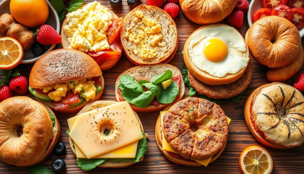 Breakfast sandwich variations