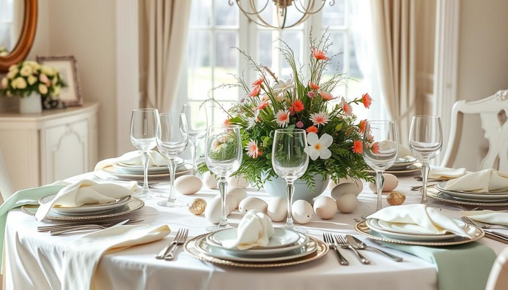 Easter table styling