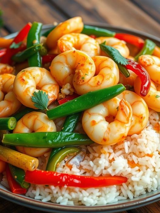 Garlic Shrimp Stir Fry