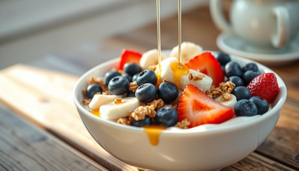 Greek yogurt breakfast bowl