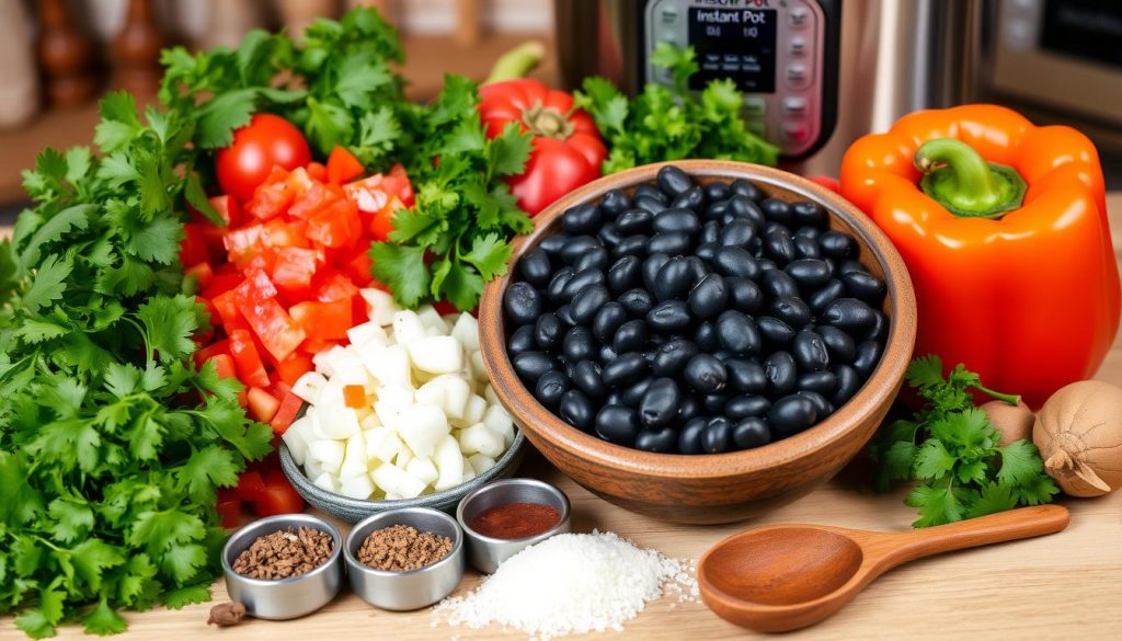 Instant Pot Black Beans Ingredients