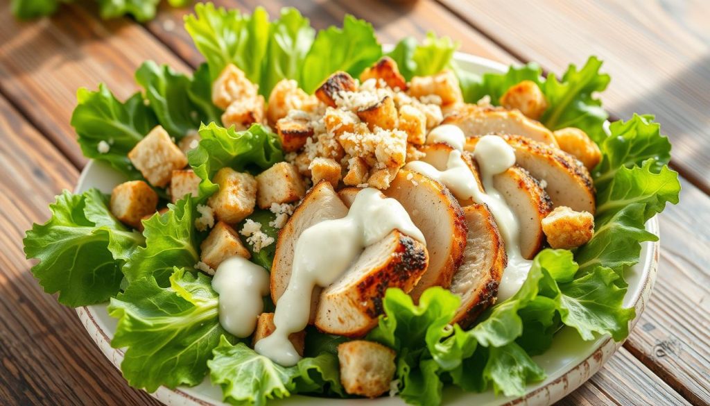 Protein-rich Chicken Caesar Salad