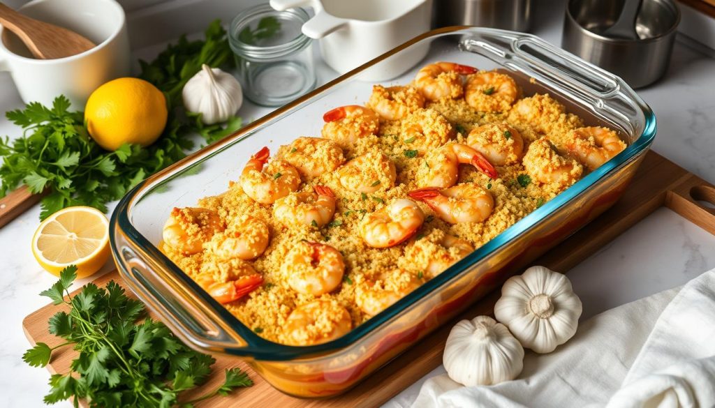 Shrimp Casserole Assembly