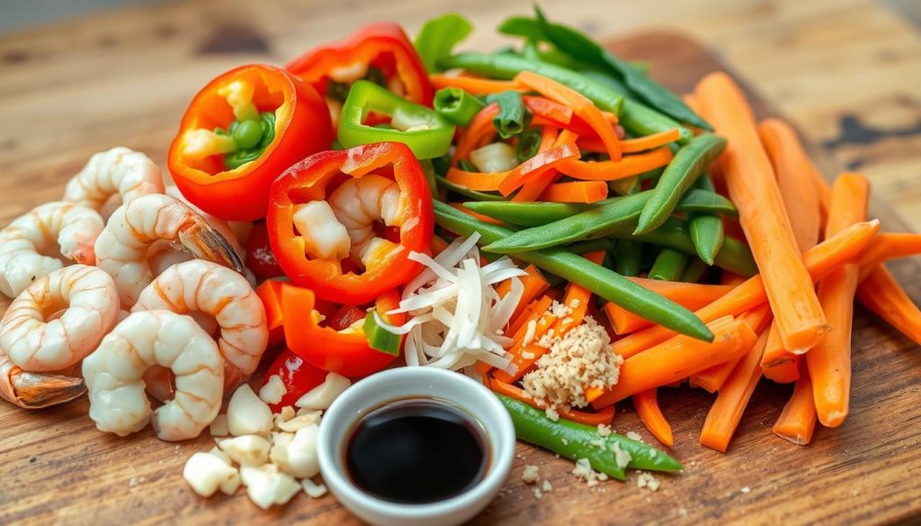 Shrimp Stir Fry Ingredients