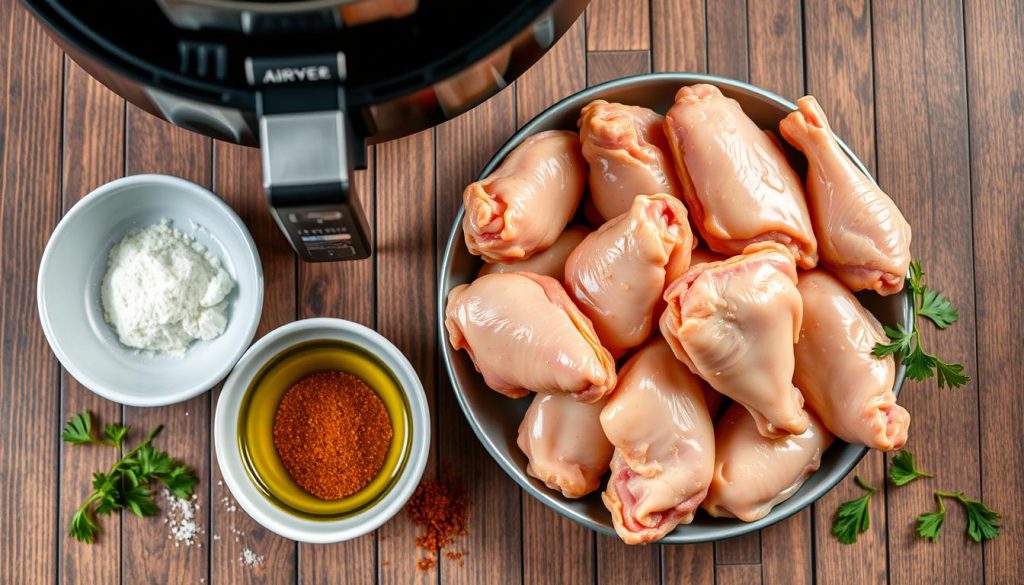 air fryer chicken wing ingredients