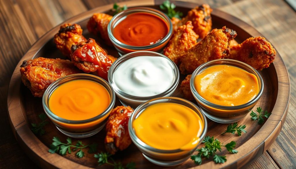 air fryer chicken wing sauces