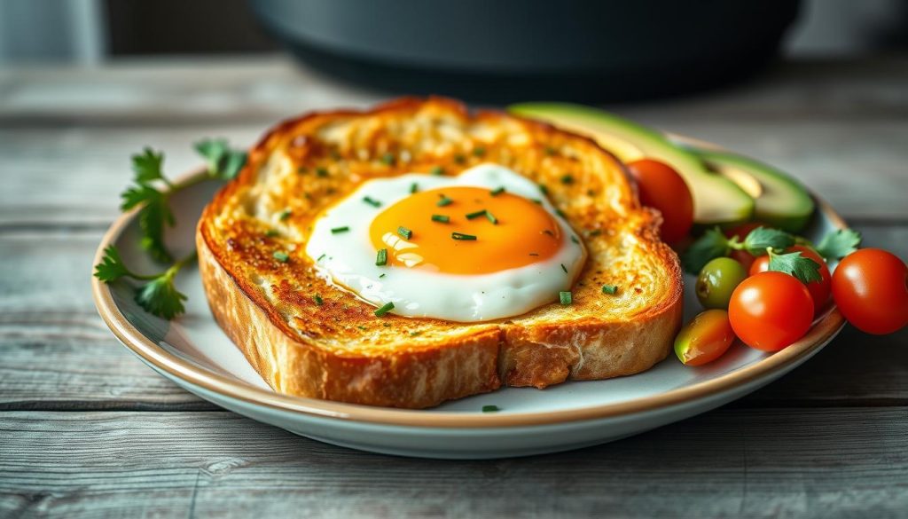 air fryer egg toast