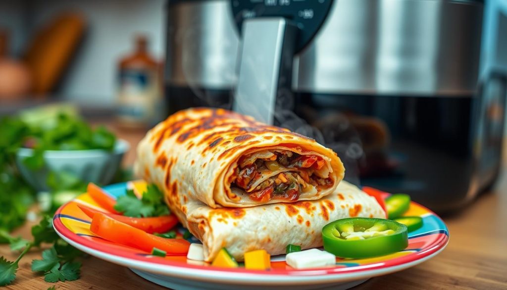 air fryer frozen burrito