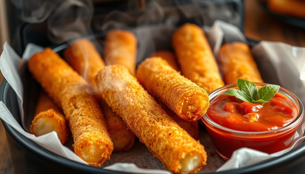 air fryer frozen mozzarella sticks