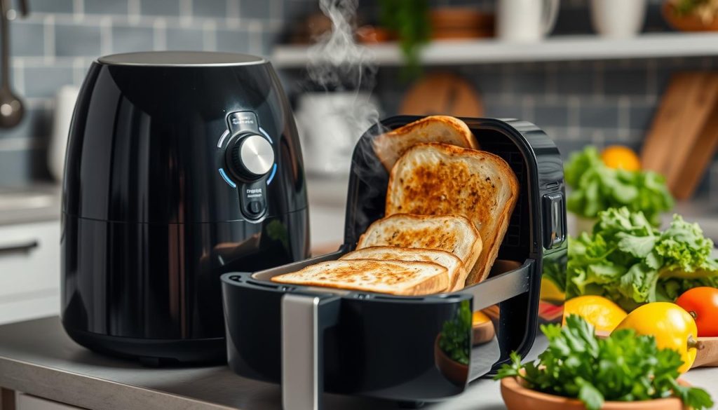 air fryer toast frozen bread