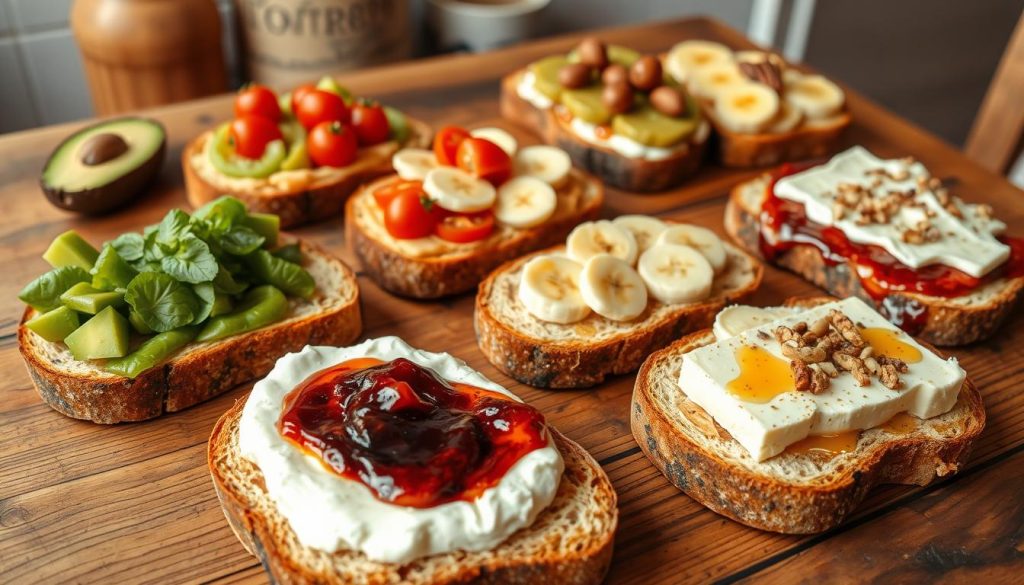 air fryer toast toppings