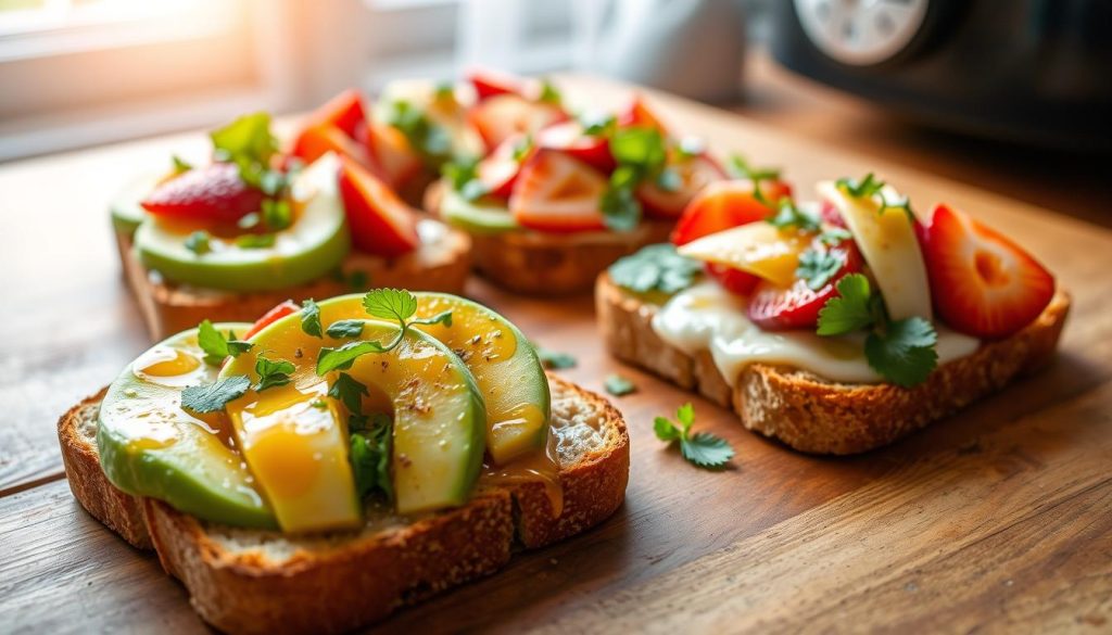 air fryer toast toppings