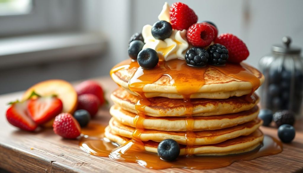 fluffy protein pancakes