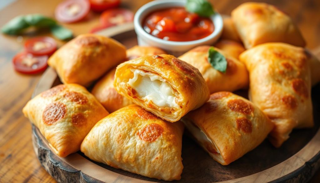 homemade pizza rolls