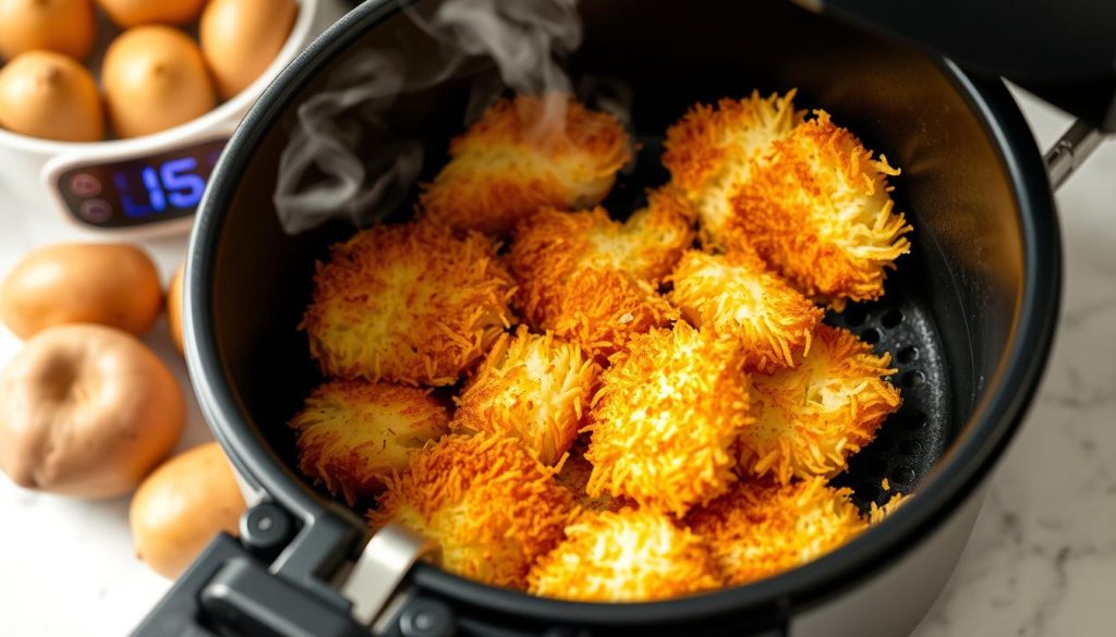 how to make air fryer hash browns