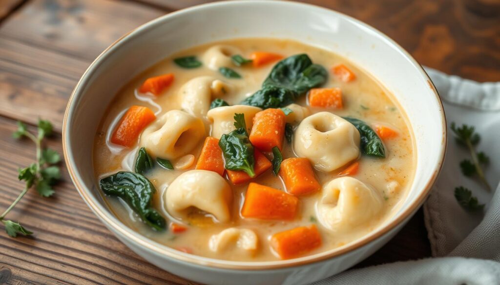 Creamy Tortellini Soup