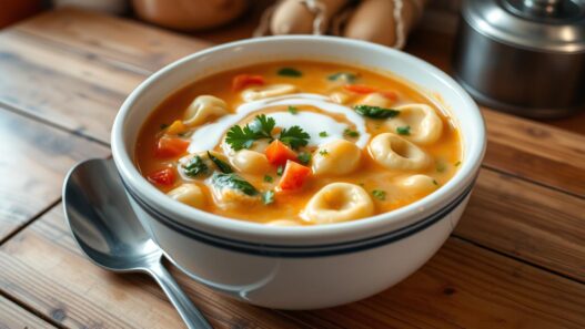 Creamy Tortellini Soup