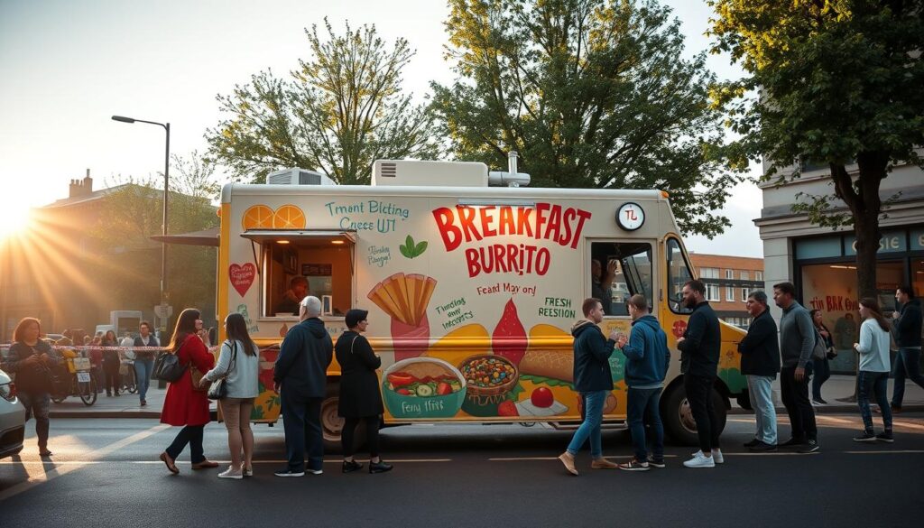 breakfast burrito food truck