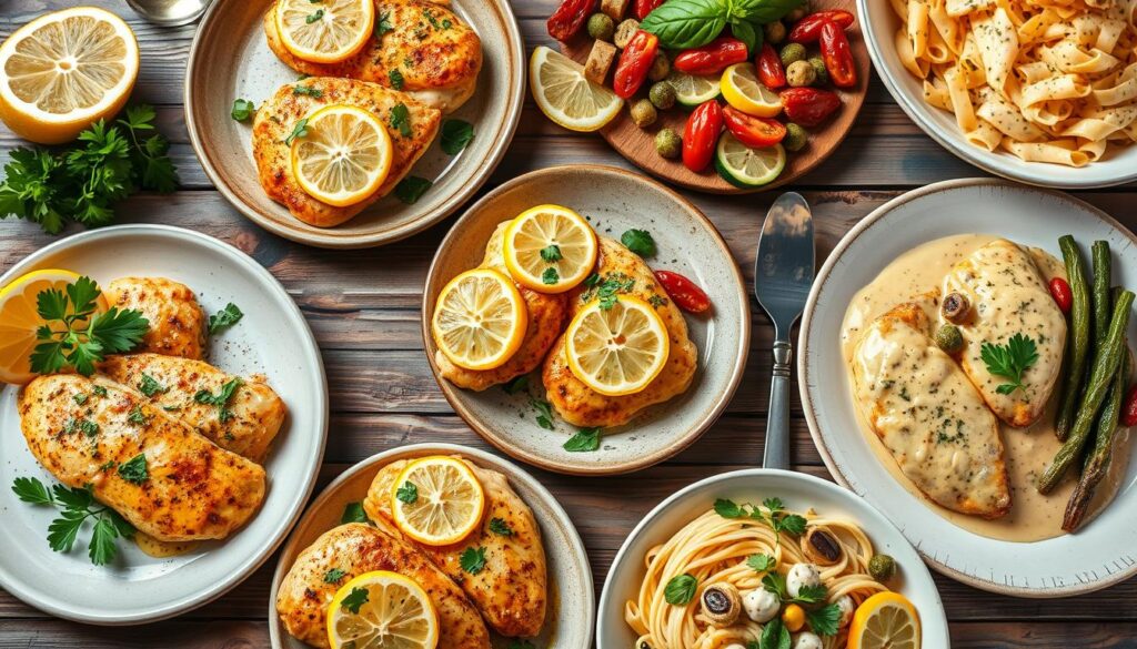 chicken piccata variations