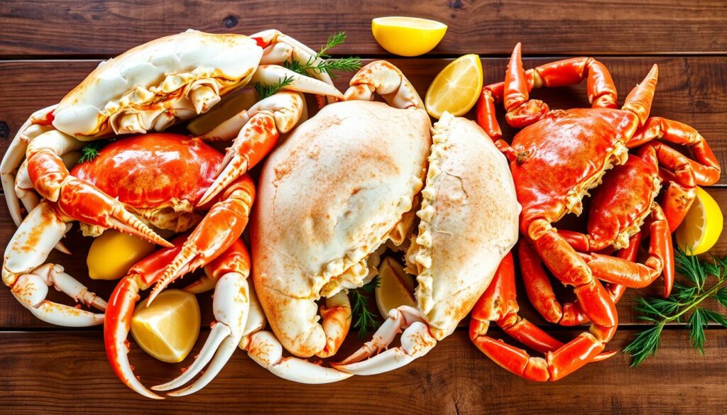 types of crab legs