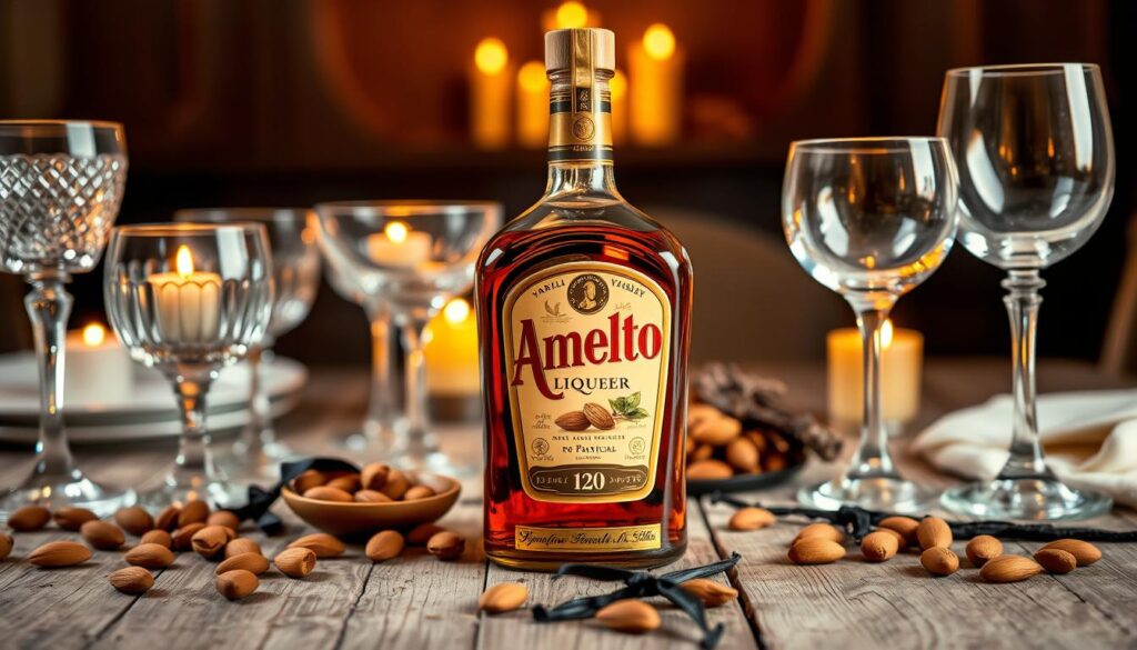 Amaretto liqueur