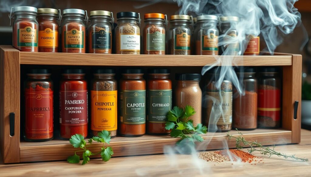 Smoked spice substitutes