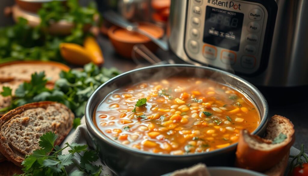 instant pot lentil soup