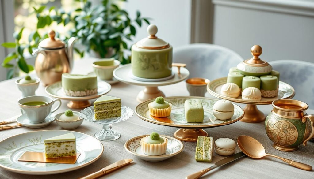 matcha dessert party